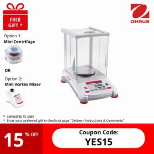 Ohaus Adventurer Internal Calibration AX223 220g x 0.001g, InCal 30100605