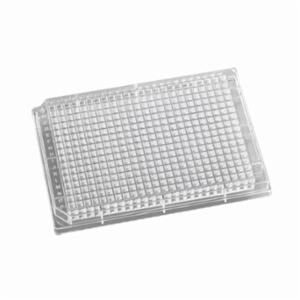 Porvair Sciences 384 Well 120 µl Polystyrene, Clear F bottom assay plate 221003