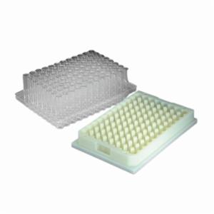 Porvair Sciences 1.5 ml Glass flat bottom vials in loader for Multi-Tier™ Plate 4150FB-944VL