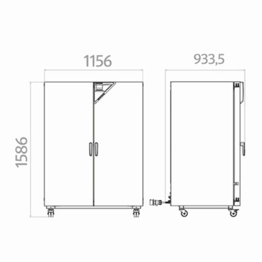 Binder Series BD Avantgarde.Line - Standard-Incubators with natural convection BD 720 230V  9010-0331