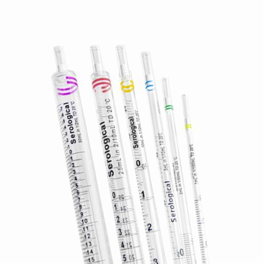 LABPRO QuickFit Serological Pipette 1mL, Plastic bag of 25pcs Bulk Packing, Yellow, Sterile, 1500pcs/carton LPSP0596