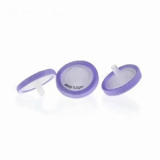 LABPRO QuickFit PVDF Hydrophilic Syringe Filter 25mm, 0.22µm with Outer Ring and Printing, 5000pcs/ctn LPDFL025022