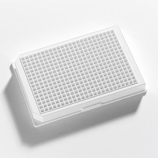 Porvair Sciences 384 Well 120 µl Polystyrene, White F bottom assay plate 222503