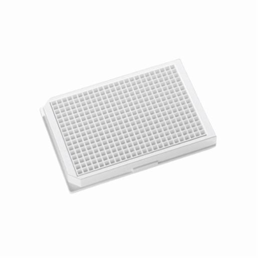 Porvair Sciences 384 Well White glass bottom assay plate With Lid  Sterile 324032